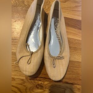 J. Crew Woven Zoe Ballet Flats Size 7 NWT